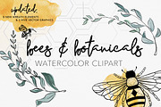 BEES & BOTANICALS | Modern Graphics, a Texture Illustration by Wooly Pronto (Thumbnail 1 of 8)