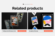 Trading Card Mockups - VOL 02, a Product Mockup by Mocku (Thumbnail 7 of 10)