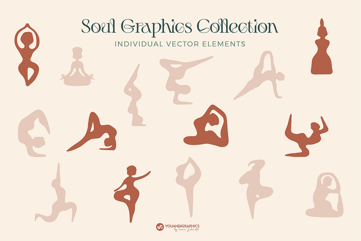 Soul Yoga Graphics Collection, a Pattern Graphic by Youandigraphics (Photo 13 of 17)