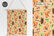 Watercolor Fox Seamless Patterns, an Animal Illustration by OlDm_Shop (Thumbnail 7 of 10)