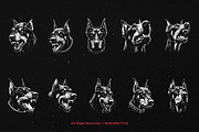 10 Bundle Dark Art Doberman Dog, an Illustration by Morspective (Thumbnail 6 of 7)