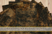 Distressed Dark Antique Script Paper, a Background Graphic by V Design Creator (Thumbnail 1 of 12)