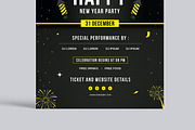 Happy New Year Flyer Layout, a Flyer Template by MightyDesign (Thumbnail 3 of 8)