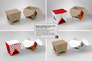 Noodle Box Packaging Mockup, a Packaging Mockup by INCDesign (Thumbnail 2 of 6)