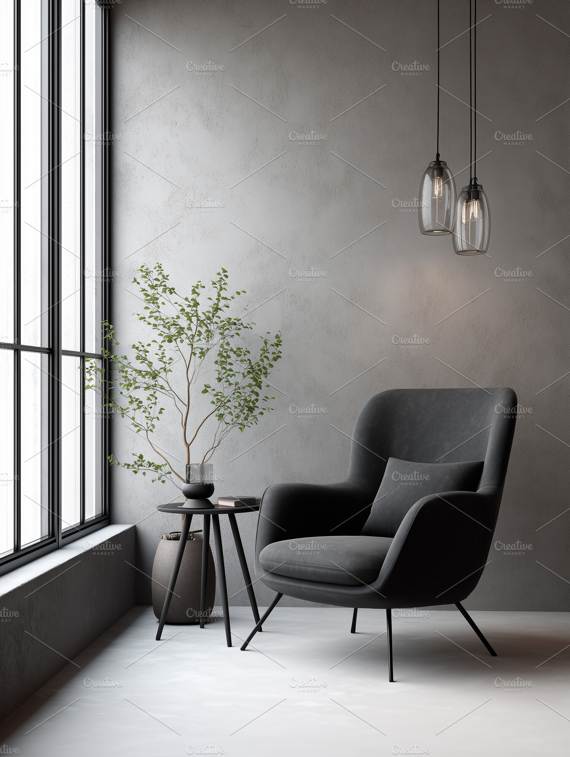 Minimalist modern interior, an Architecture Photo by MistyDay