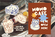 Hand Drawn Cats Cafe Edition, a Food Illustration by HunEyy (Thumbnail 5 of 8)