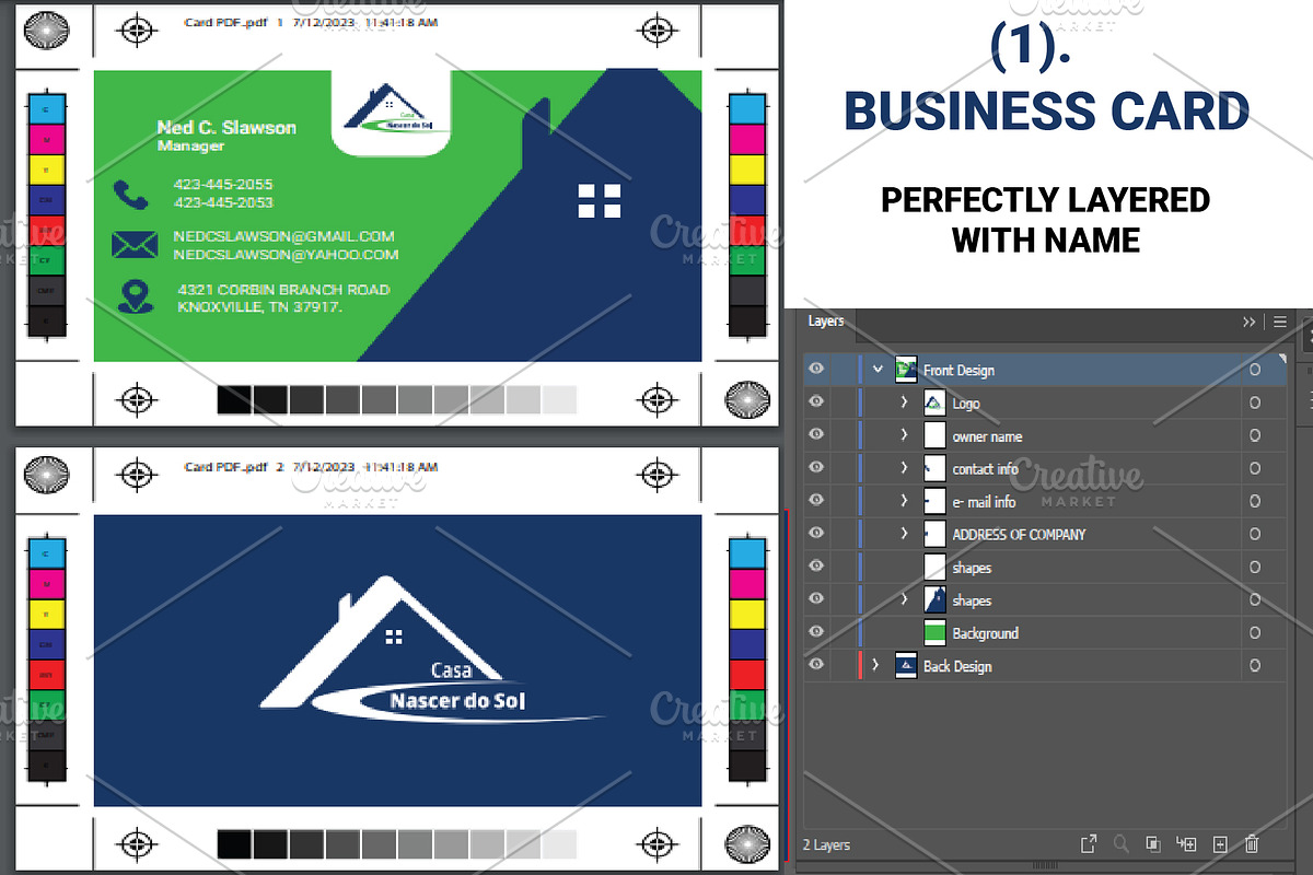Versatile Real Estate Stationery, a Stationery Template by Design Fusion (Photo 2 of 4)