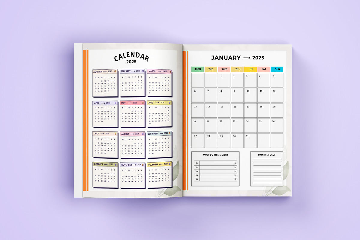 2025-2026 Garden Planner Canva, a Stationery Template by Designmela01 (Photo 3 of 5)