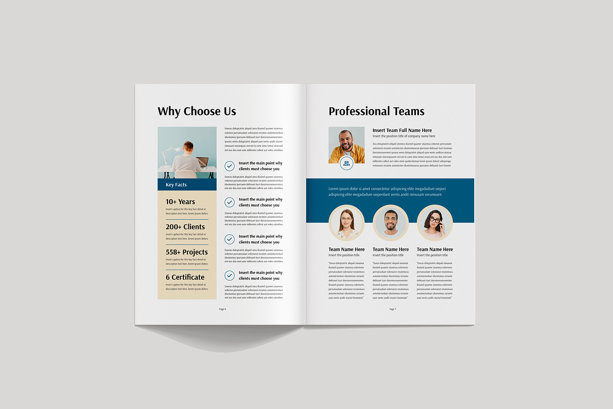 Brochure | Canva, MS Word, InDesign, a Brochure Template by Leaflove (Photo 4 of 10)