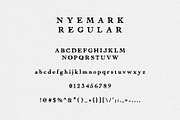 Nyemark - Serif Typeface, a Serif Font by Illousa (Thumbnail 2 of 7)