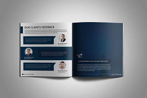 Corporate Square Brochure Template