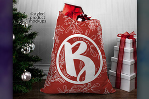 Santa Sack Mockup