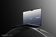 MacBook Air Collection E07 Mockup 3, a Mac Mockup by Lumatte (Thumbnail 1 of 5)