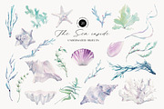 THE SEA INSIDE Watercolor collection, an Object Illustration by Lemaris (Thumbnail 6 of 9)
