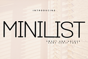 Minilist, a Sans Serif Font by FreshTypeINK (Thumbnail 1 of 8)