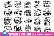 Summer SVG Bundle, Funny Beach Quote, a Graphic by Designer302 (Thumbnail 1 of 22)