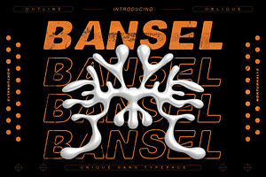 Bansel - Unique Sans Display Font