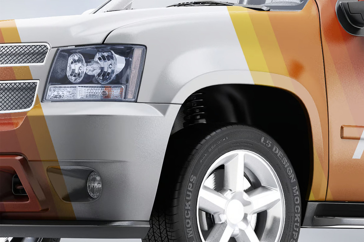 4X4 Pickup Truck Mock-Up, a Product Mockup by Hubzway (Photo 5 of 8)