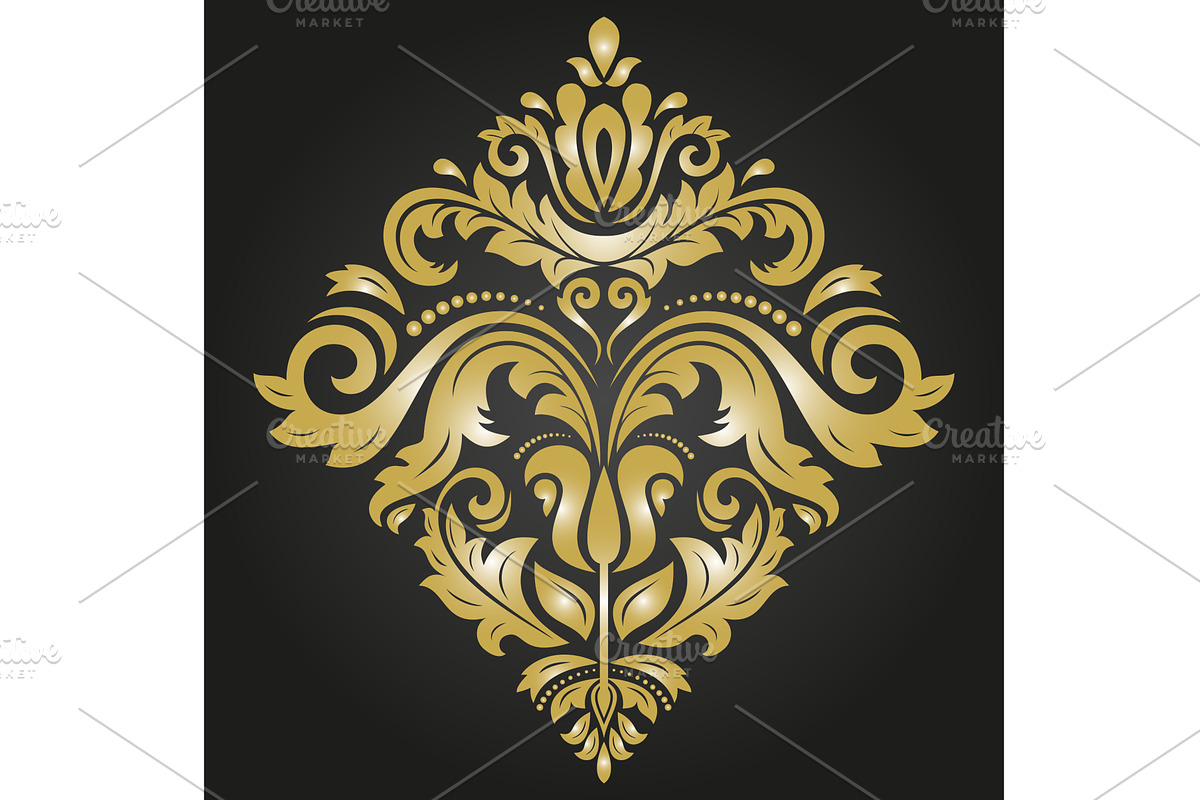 Oriental Abstract Vector Pattern, a Decorative Illustration by FineArtStudio (Photo 1 of 3)