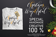 Christmas Wonderful | Script font, a Script Font by Scratchones (Thumbnail 3 of 8)