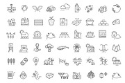 Natural Resources Linear Icon Set, an Outline Icon by Tettygreen (Thumbnail 2 of 2)