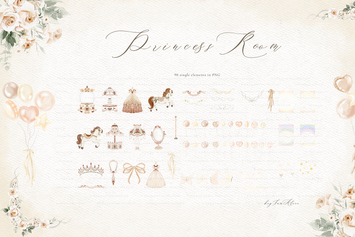 Princess Room Neutral, an Illustration by heyiamalice (Photo 6 of 10)