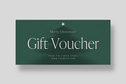 Christmas Gift Voucher Template, a Stationery Template by BrandPacks (Thumbnail 3 of 5)
