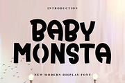 Baby Monsta, a Script Font by FreshTypeINK (Thumbnail 1 of 8)