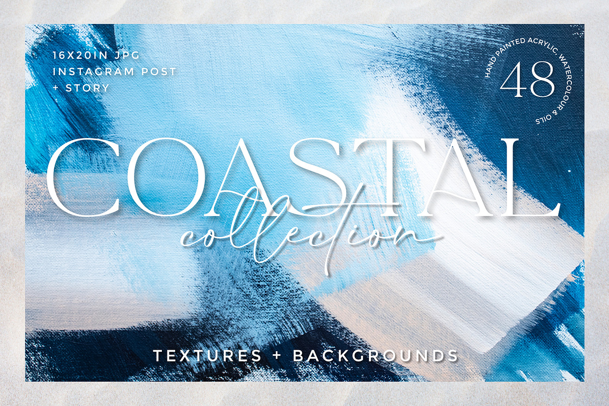 Coastal Collection Backgrounds, a Texture Graphic by Carla Fern Designs (Photo 1 of 11)