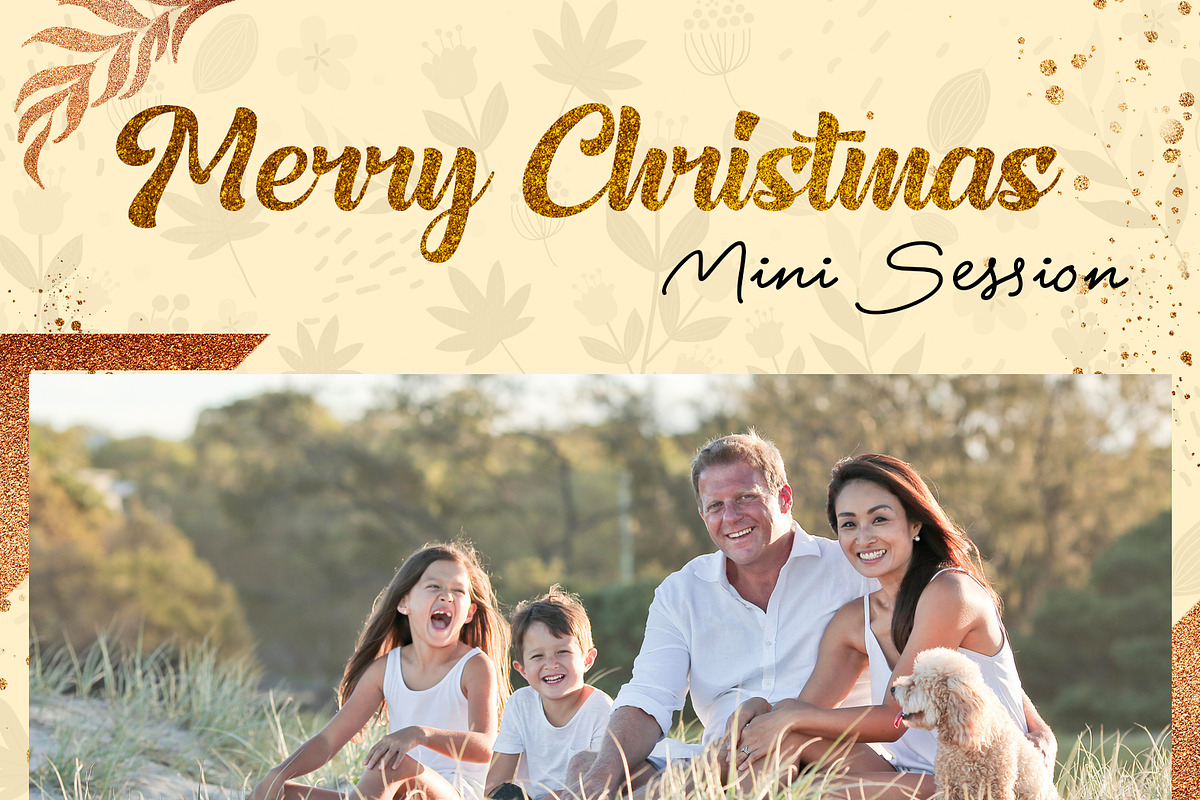 Christmas Mini Session Template, a Marketing Template by RolexStudio (Photo 3 of 3)