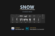 Dynamic Snow Photoshop Brushes, a Brush Add-On by Mohamed Saber (Thumbnail 4 of 4)
