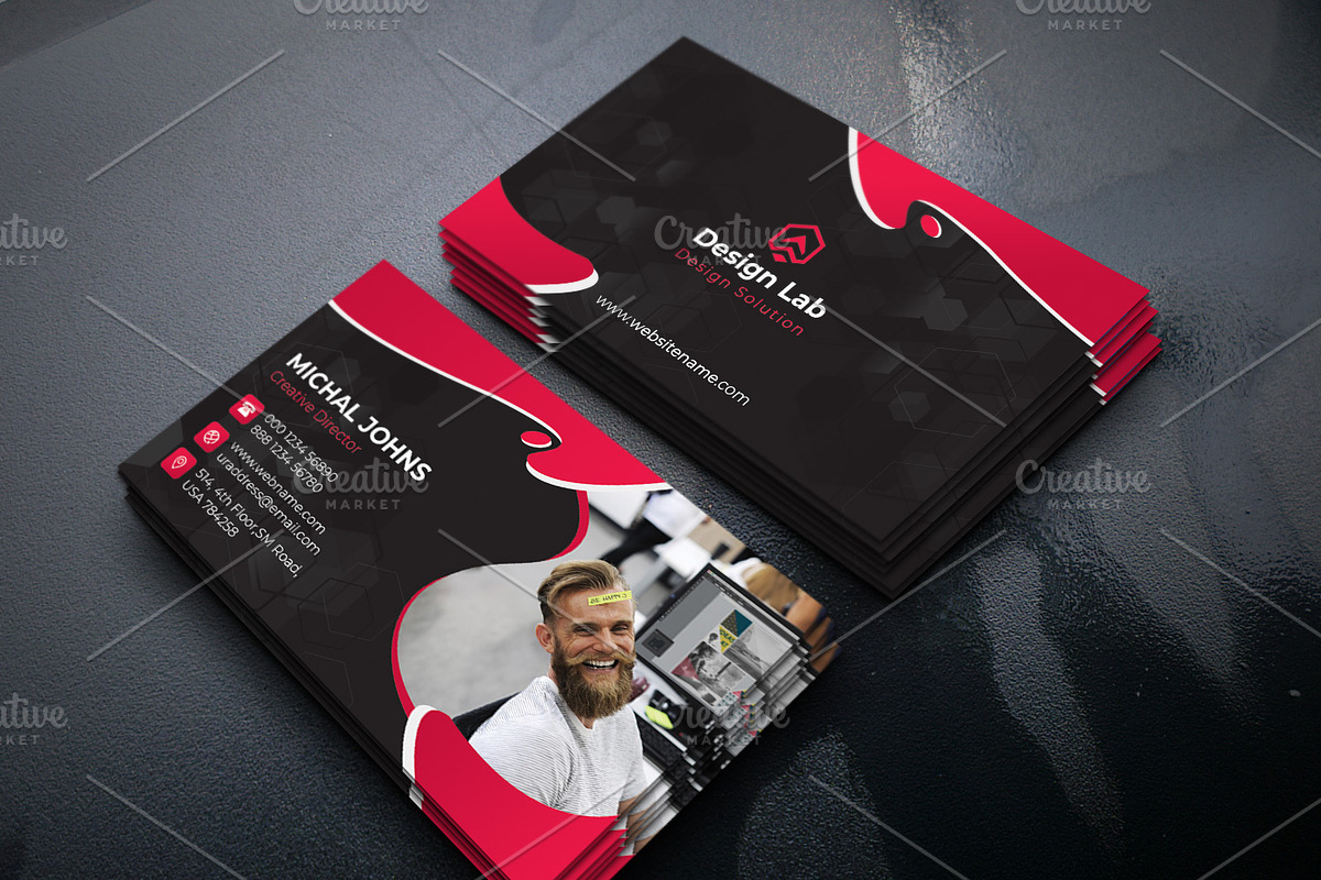 Business Cards, a Business Card Template by DesignsLab (Photo 11 of 12)