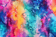 Neon Watercolor Texture, a Pattern Graphic by Printable Treasure (Thumbnail 4 of 10)
