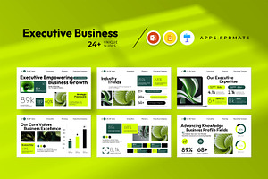 Executive Empowering Business Growth, a Presentation Template by Slide-Agency