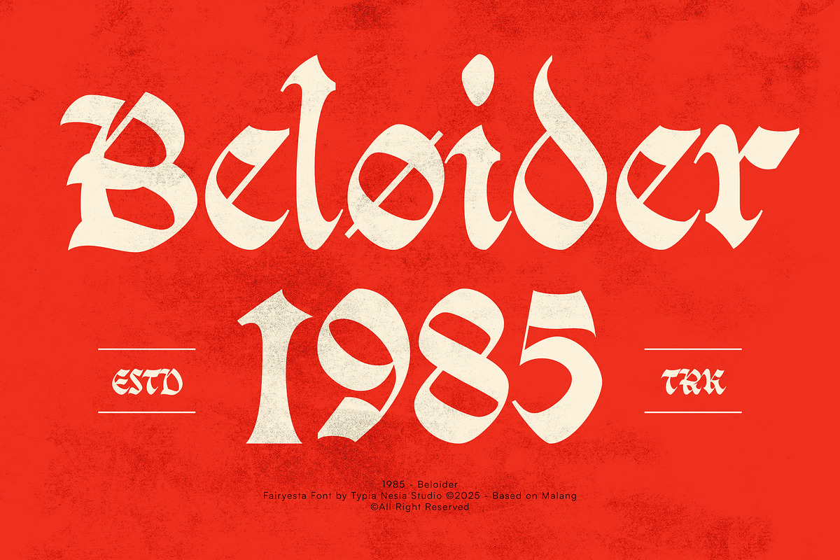 Fairyesta - Blackletter Gothic Font, a Blackletter Font by Typia Nesia (Photo 4 of 12)