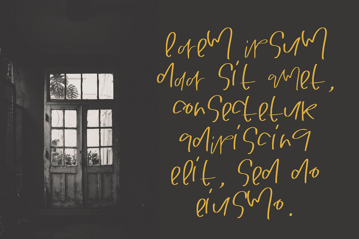 Stuart collins, a Script Font by Mariyana (Photo 4 of 5)