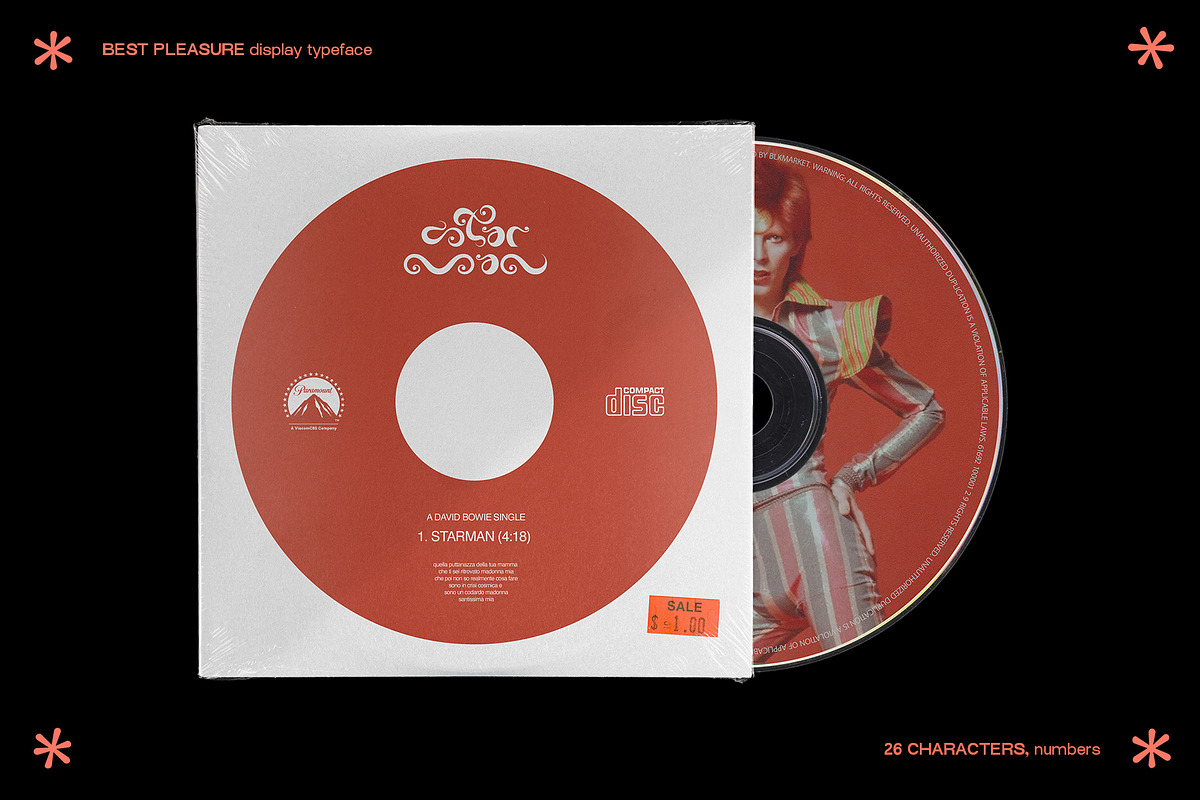 BEST PLEASURE eccentric display font, a Font by MDP TYPEFACES, image size:1200x800