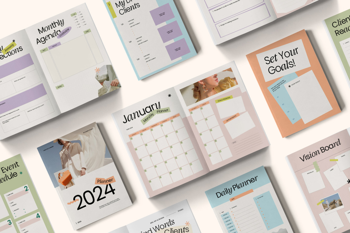 MIEL 2024 Planner and Journal, a Magazine Template by Eviory (Photo 3 of 10)