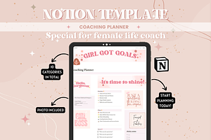 Notion Coaching Planner Template