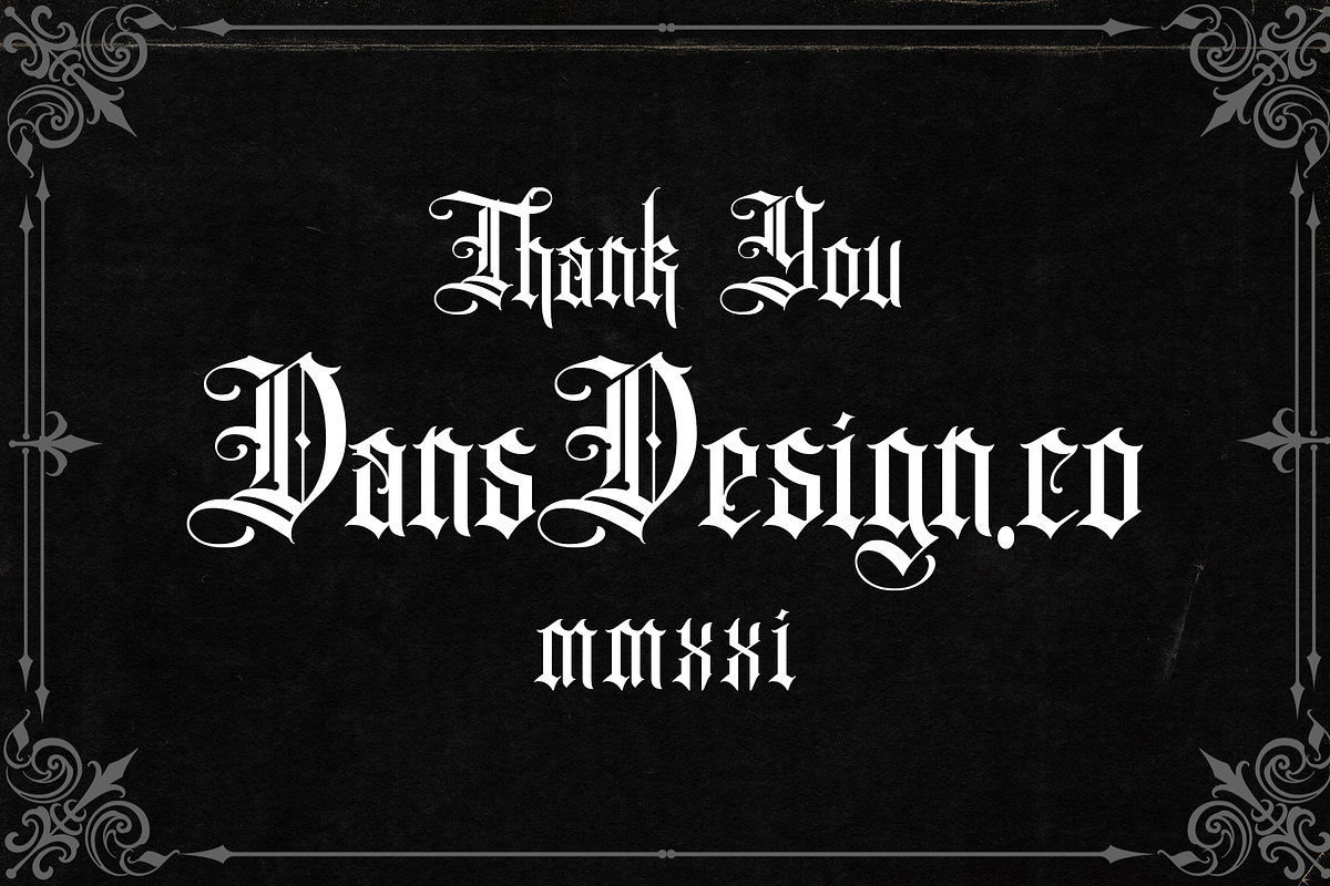 King Butcher, a Blackletter Font by dansdesign (Photo 6 of 6)