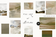 Hand-Painted Autumn Backgrounds, a Background Graphic by Lana Elanor (Thumbnail 2 of 18)