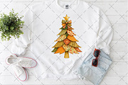 Patchwork Christmas Tree Png, an Illustration by Craft Nest (Thumbnail 6 of 6)