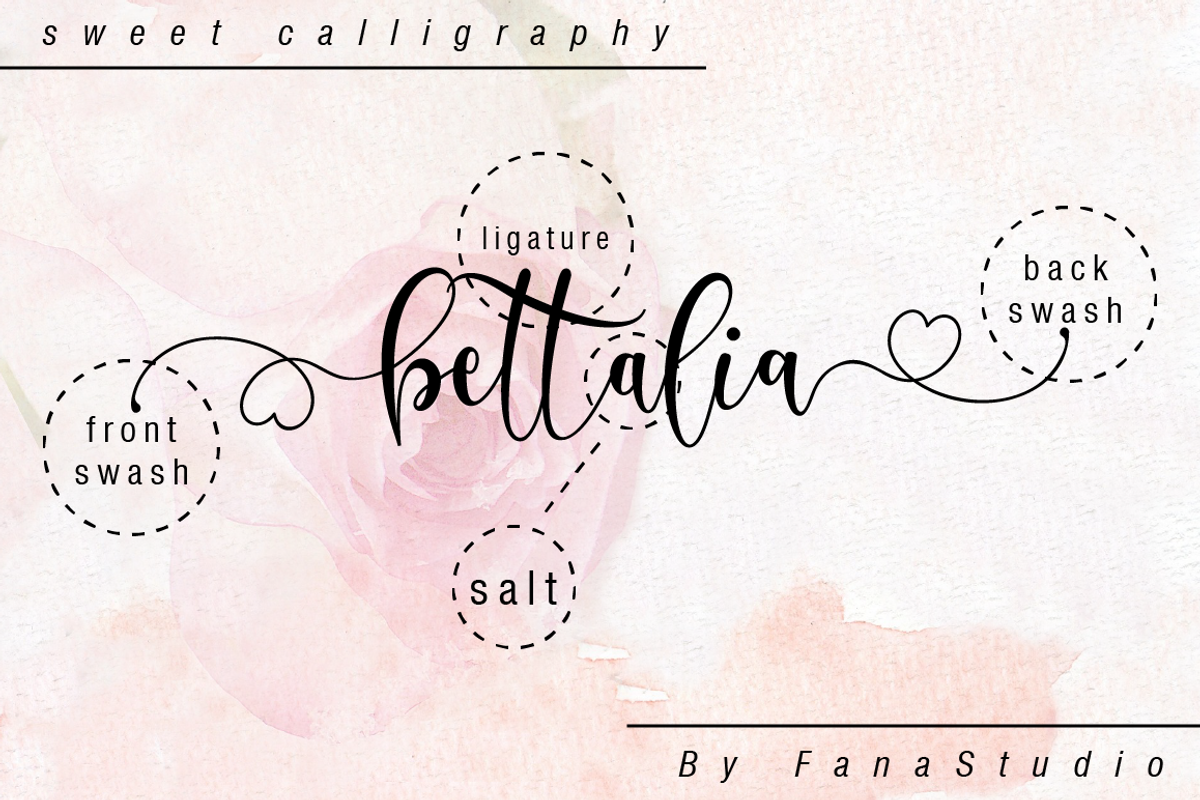 Delisha // Lovely Script Font, a Script Font by Nissa Studio (Photo 12 of 16)