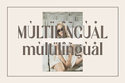 Ginako Ligature Serif Typeface, a Serif Font by yaqublekker (Thumbnail 9 of 10)