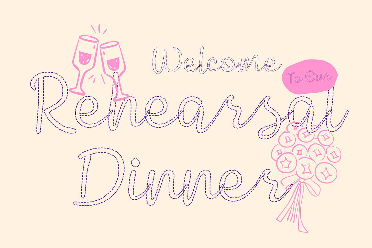 CS Mercy Dashed, a Script Font by Craft Supply Co. (Photo 6 of 8)