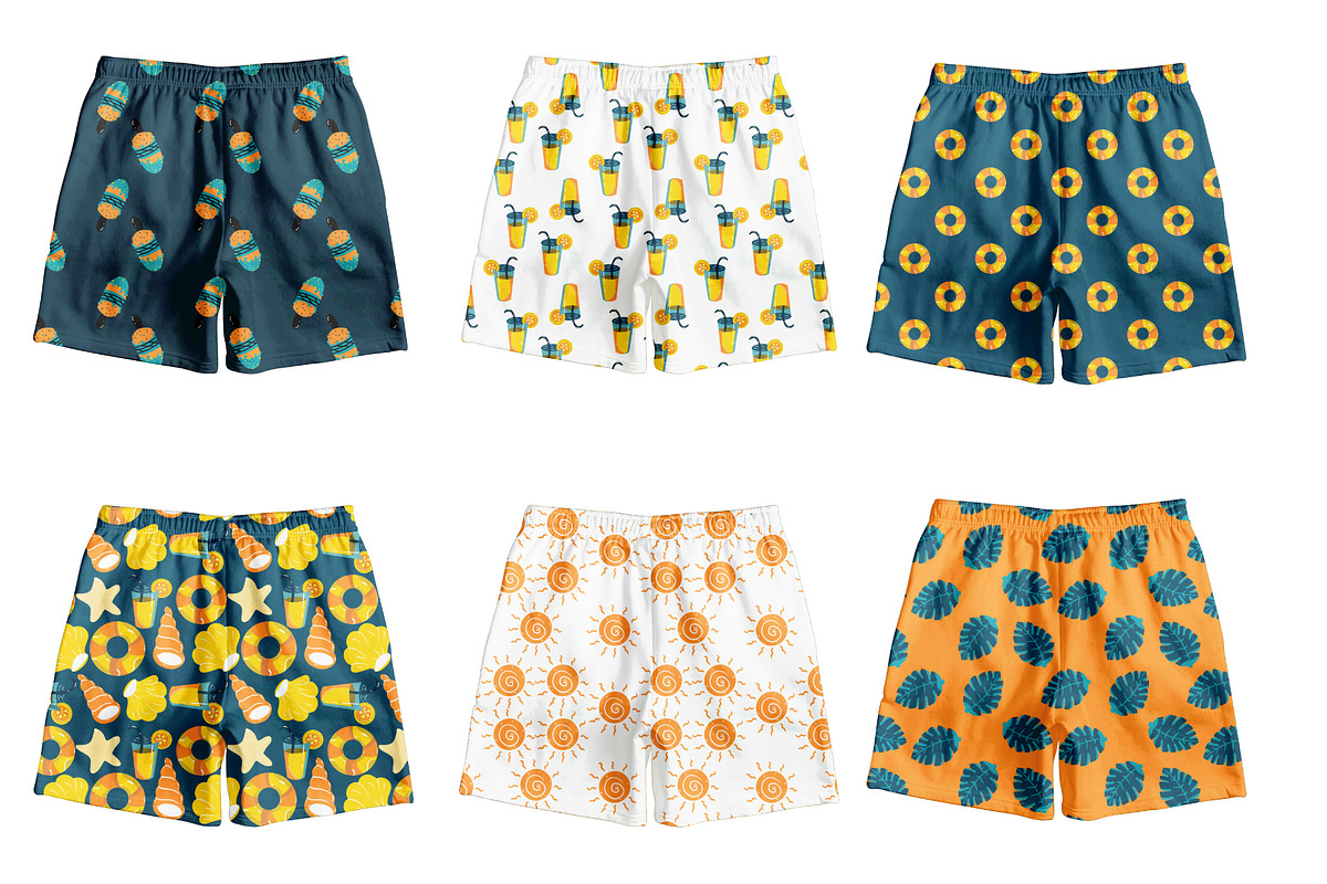 Summer Pattern Design Collection, a Pattern Graphic by D.O.C Gallery by Carla (Photo 8 of 13)