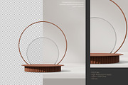 5 Podium with Transparent Background, a Background Graphic by faustudio (Thumbnail 4 of 7)