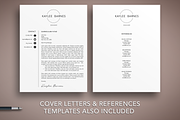 Resume & Cover Letter Template, a Resume Template by The Creative Resume (Thumbnail 4 of 8)