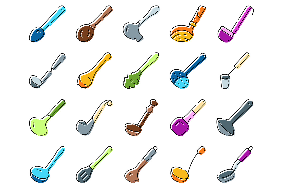 Kitchen utensils set for cooking and, an Object Graphic by pikepicture (Photo 2 of 3)