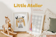 Little Atelier – Kids Frame Mockups, an Apparel Mockup by NikiArts (Thumbnail 8 of 12)